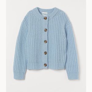 Wool blend cardigan